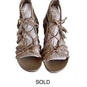 Kenneth Cole REACTION “Slim Loop” braided Sandals